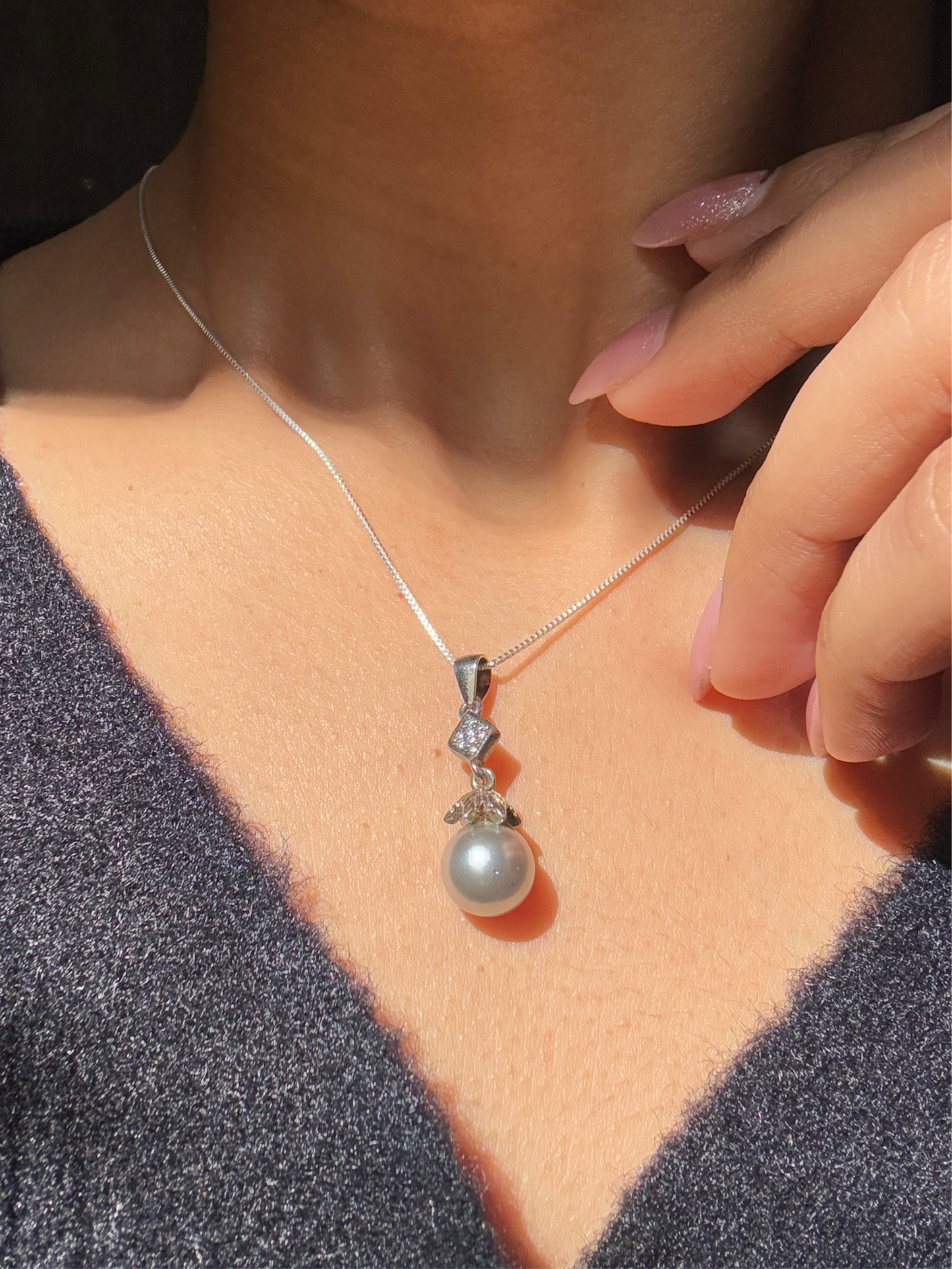 Rhombus Grey Pearl Set