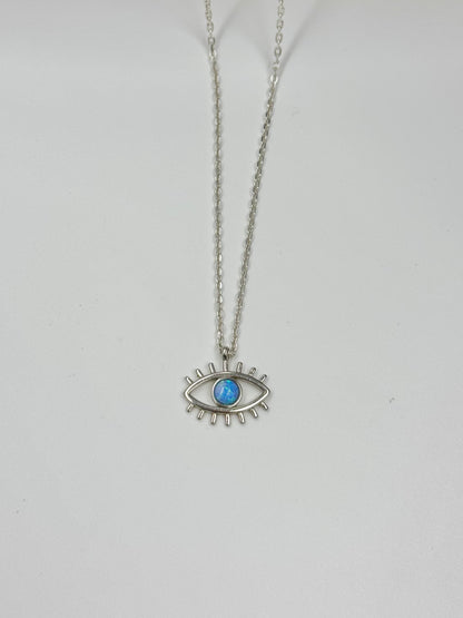 Opal Birthstone Necklace