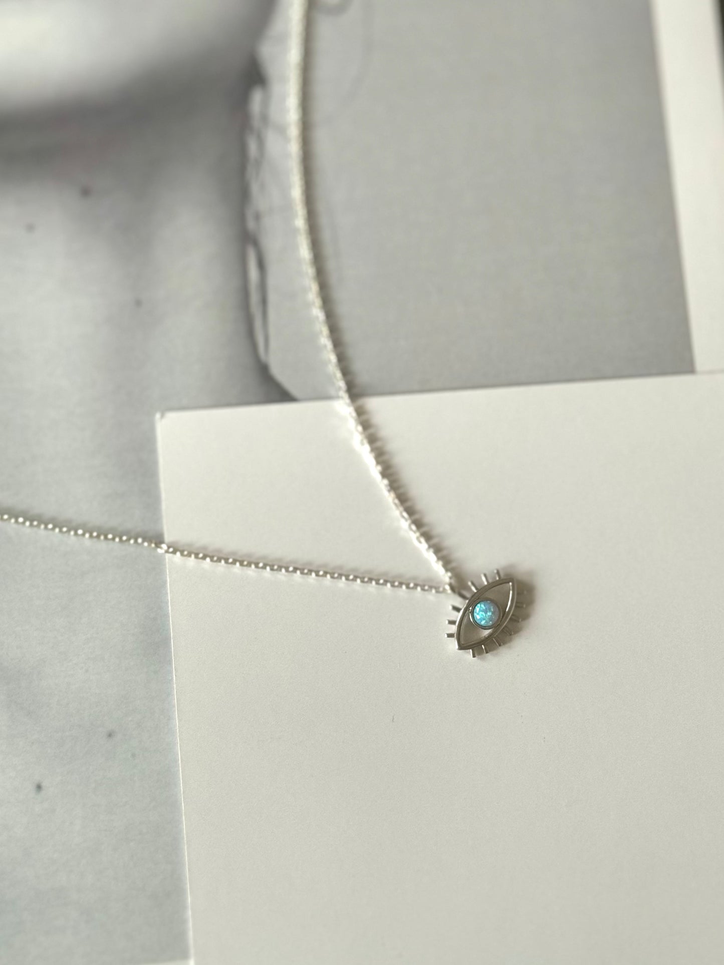 Opal Birthstone Necklace